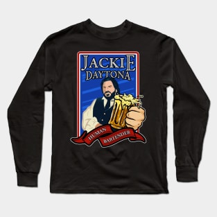 HUMAN BARTENDER - JACKIE DAYTONA Long Sleeve T-Shirt